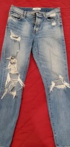 Pistola distressed boyfriend jeans size 26